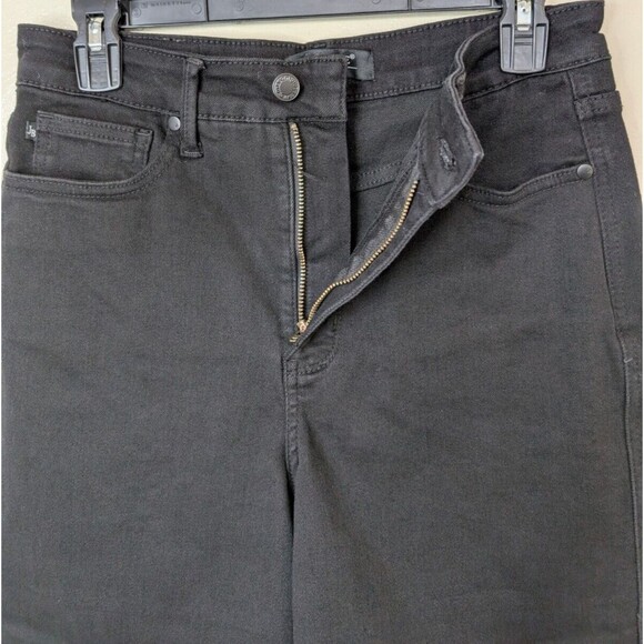 Judy Blue Jean Shorts Black High Rise Tummy Control Size Large - Picture 7 of 12